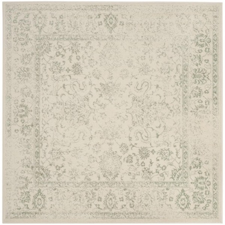 Safavieh 12 x 12 ft. Adirondack Tranistional Square Power Loomed Rug Ivory & Sage ADR109V-12SQ